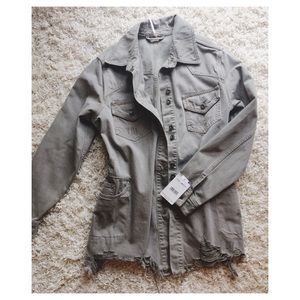 Free People Cargo Jacket